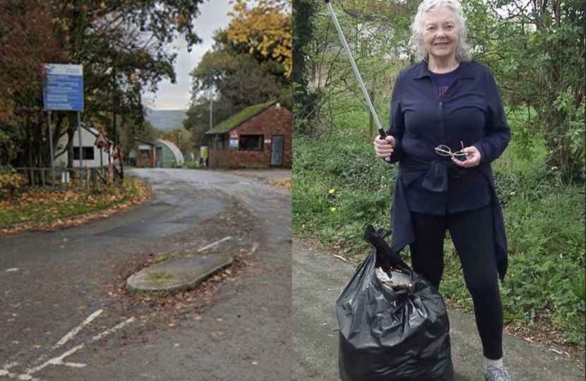 Cllr Lesley Smetham & Macc Waste Site 05.2021