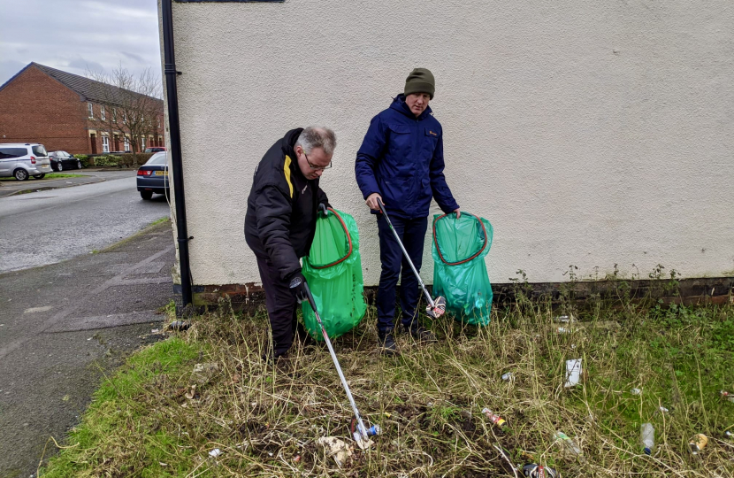 Tidying up Derby Docks & surrounding area