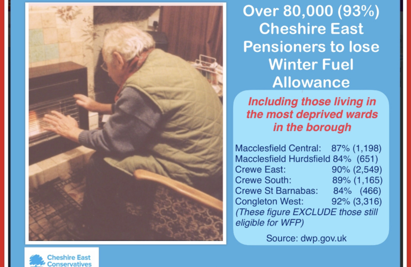 Labour Government targets pensioners as over 80,000 older Cheshire East