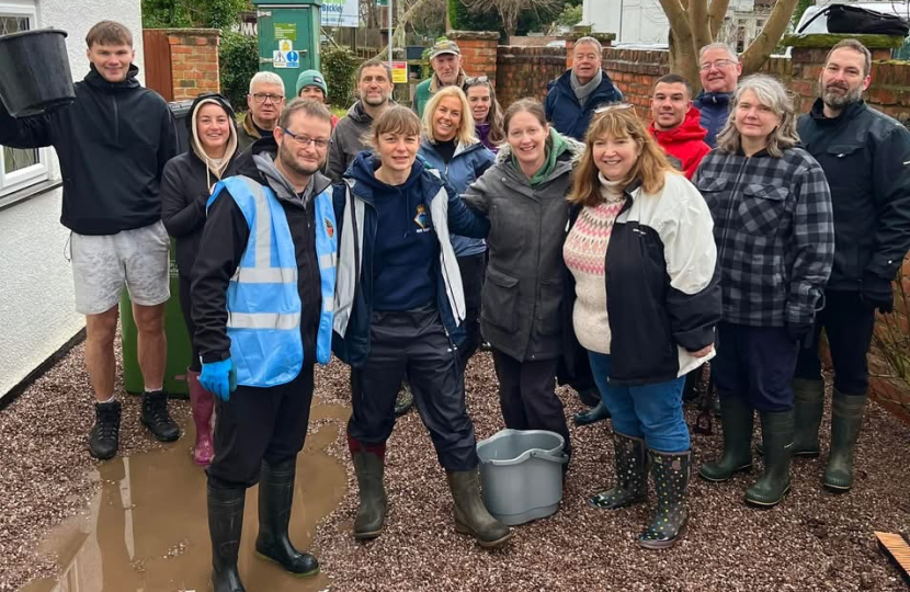 Cllr Whitaker & New Year Floods