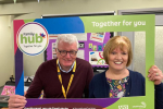 Cllr Beanland & Saunders at Oakenclough Famil Hub