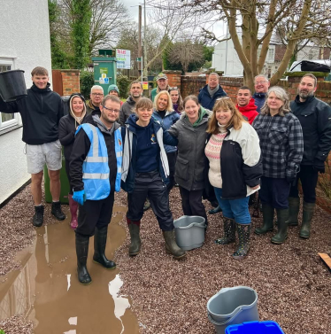 Cllr Whitaker & New Year Floods